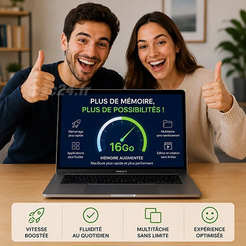 Promo remplacement mémoire MacBook Air 13 pouces A1181 à LA PENNE